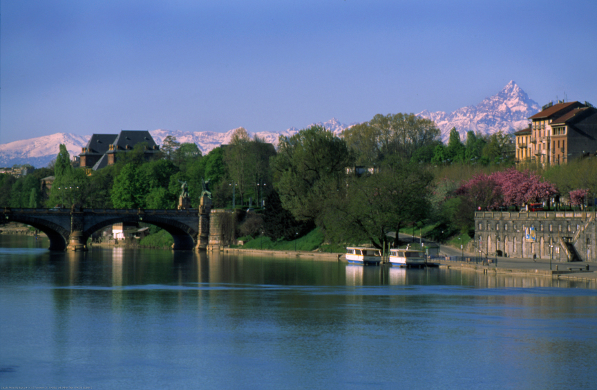 The River Po provides endless hours of fun for the Turin inhabitants. 